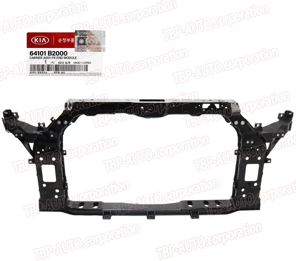 GENUINE ® FRONT RADIATOR SUPPORT For 2014-2017 KIA SOUL 64101B2000 - Image 1 of 1