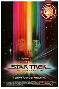STAR TREK THE MOTION PICTURE 1979 70s ORIGINAL CINEMA MOVIE PRINT PREMIUM POSTER - Picture 1 of 6