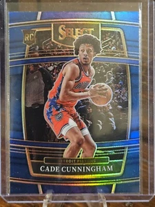 2021-22 Panini Select Cade Cunningham #11 ROOKIE Blue Silver Prizm Pistons - Picture 1 of 1