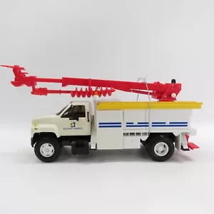 DG Productions- GMC Alliant Energy Utility Digger Truck Coin Bank Toy Replica - Picture 1 of 17