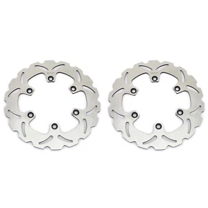 For Kawasaki GPX 1000 R 1986-1989 GPZ 900 R 1984-1989 2 Front Brake Discs Rotors - Picture 1 of 5
