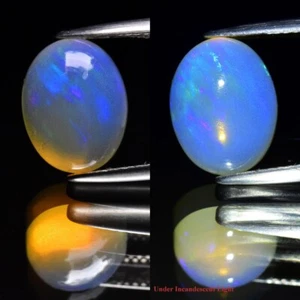 3.05ct 12.5x9.8mm Oval Cabochon Natural Play-of-Color Crystal Opal Gemstone - Picture 1 of 6