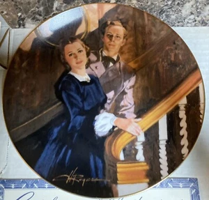 Gone With the Wind "Melanie and Ashley" Collector Plate Bradford Exchange 1989 - Picture 1 of 11