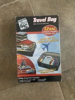 Bolsa de espacio original ahorro de espacio sellado al vacío bolsas de almacenamiento paquete de 12-2 grandes, etc. Foto 1 de 4