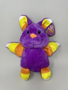 Creepy Cute Halloween Candy Corn Bat Plush Purple Stuffed Animal Toy Kellytoy - Picture 1 of 5