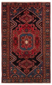 Tappeto persiano annodato a mano Hamedan 198 x 121 cm - nomade, orientale, ta... - Picture 1 of 13
