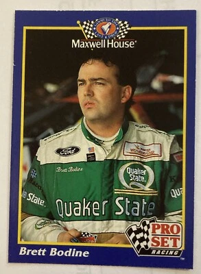 1992 Pro Set Maxwell House #24 Brett Bodine - Image 1 of 2