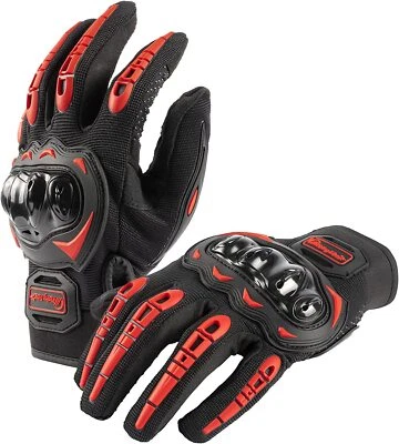 Motorcycle Bike Accessories Full Finger Touch Screen Gloves for ATV UTV Racing - Image 1 of 4