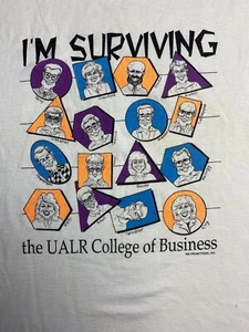 Camisa Universitaria Little Rock Vintage Años 90 Universidad de Arkansas XL Envejecida N61 - Imagen 1 de 11