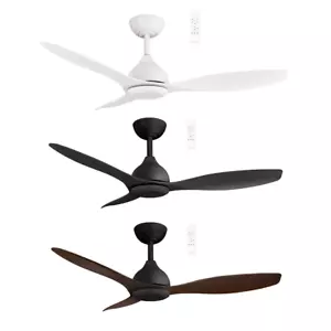 MARTEC Elite 48" & 52"DC Ceiling Fan With Remote White Black Walnut WiFi - Picture 1 of 4