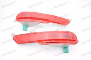 Left Right Rear Bumper Reflector Fog Lights Lamps Red For Buick Envision 2016 - Picture 1 of 2