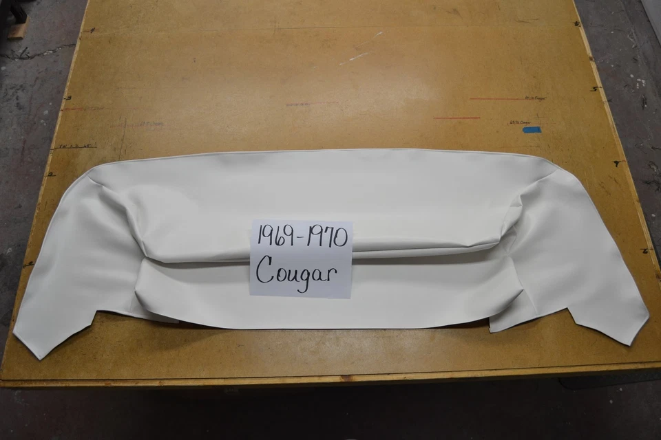 Mercury Cougar 1969 69 1970 70 convertible blanco bien forro hecho en Estados Unidos de primera calidad Foto 1 de 1