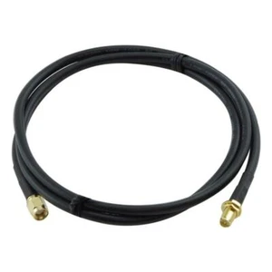 Cable de extensión RP-SMA macho a RP-SMA hembra 1 metro plomo baja pérdida CLF200 WiFi - Imagen 1 de 2