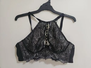 Black City Chic Ladies Alexis Underwire Bralette size 20C - Picture 1 of 7