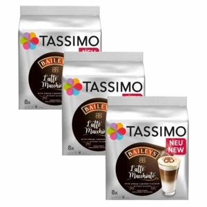 TASSIMO Latte Macchiato Baileys 3er Kaffee Likraroma Kapsel 24 T-Discs Portion - Bild 1 von 6