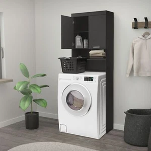 Waschmaschinenschrank Überbauschrank Waschmaschine Badmöbel  Dunkelgrau - Bild 1 von 6