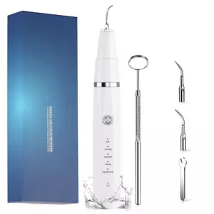 Complete Ultrasonic Plaque Removal Kit - 5 Modes, Waterproof, USB, Wireless - Picture 1 of 8