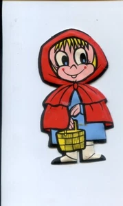 60'S - CAPPUCCETTO ROSSO N.3 - FIGURINA PLASTECO - WALT DISNEY - Foto 1 di 2