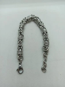 Bracciale Bizantino Acciaio Inox - Foto 1 di 7