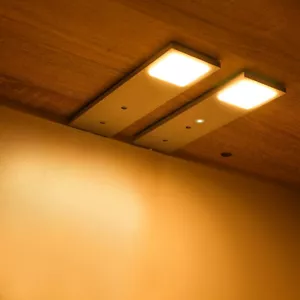LED Unterbauleuchten silber 5W- sehr flache Küchenleuchte mit Touch-Dimmfunktion - Bild 1 von 16