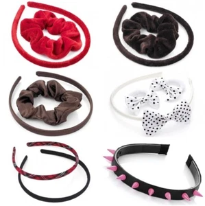 Fascia per capelli Alice fascia per capelli scrunchie coda di cavallo ragazze scuola moda set regalo - Foto 1 di 13