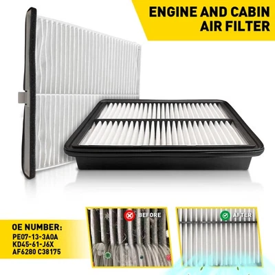 Filtro de aire y cabina de motor premium para Mazda CX-5 2013-2017 L4 2,0 L México Foto 1 de 4