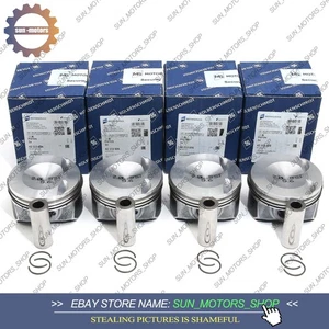 4x Pistons Rings Set Oversize 83.01 +0.5mm Pins Φ21mm For GTI 2.0T Audi A4 A5 VW - Picture 1 of 5