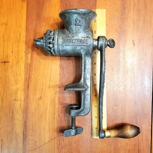 Morsetto da banco tritatutto vintage universale restaurato #2 tritacarne tritacarne sbriciolatore pane - Foto 1 di 14