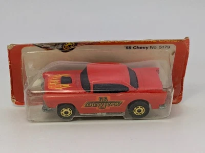 复古 1982 风火轮 55 雪佛兰红色 Hot Ones Bel-Air 雪佛兰发烧 香港 — 第 1/4 张图片