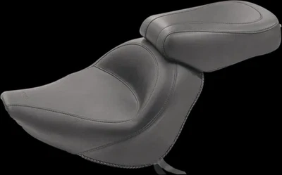 Asiento de conductor Mustang negro Touring delantero solo Harley Fat Boy Lo 10-17 Foto 1 de 4