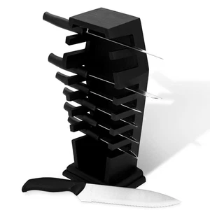 Topfpfannen gruseliger Küchensarg Regal Messerblock - Gothic 7 Klingen Messerständer - Bild 1 von 6