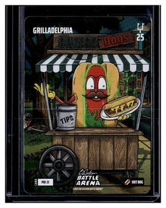 Bo Jackson Battle Arena Update #PHI-31 Grilladelphia Hot Dog Foil - Picture 1 of 2