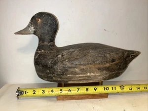 Ente Köder Quebec unbekannter Hersteller antiker Ringhals Ringschnabel - Bild 1 von 21