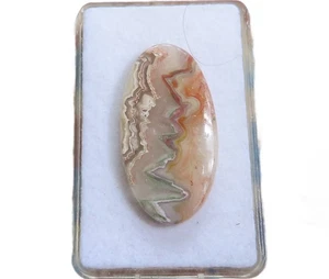 Crazy Lace Achat - Agate Cabochon 35x18,3 mm 22 ct. Nr. U34168 - Bild 1 von 1