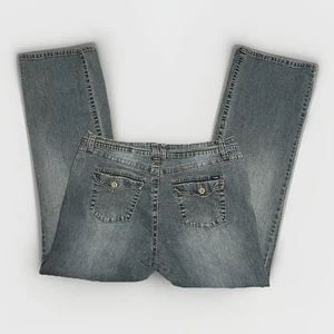 Jeans Angel’s vintage tiro medio con bolsillos con botones, para mujer talla 18 - Imagen 1 de 8