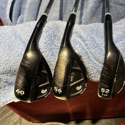 Cleveland RTX 588 52/56/60 Loft Wedge Set Steel Wedge Flex Align RH - Image 1 of 4
