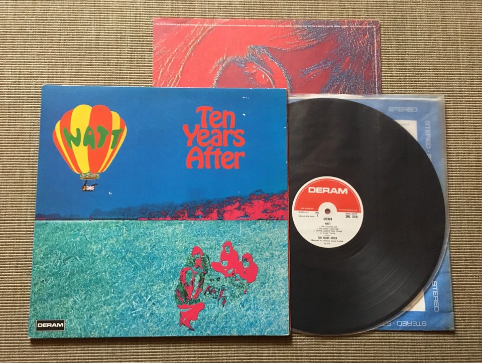 TEN YEARS AFTER WATT LP 1970 UK DERAM SML 1078 P2W/P2W GATEFOLD + UNUSED POSTER - Image 1 of 4