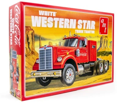 AMT AMT1160 1:25 White Western Star Semi Tractor (Coca Cola) - Immagine 1 di 4