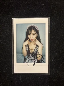 Autografo Ayame Nogi 乃木絢愛 Instax Cheki idolo giapponese - Foto 1 di 1