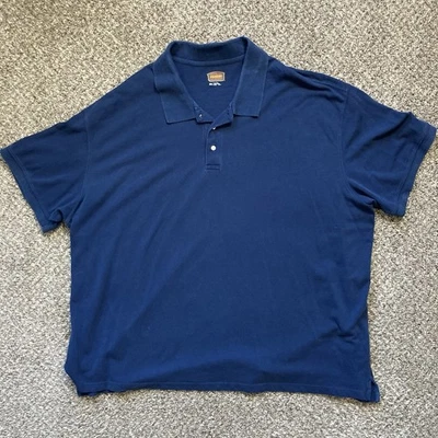 The Foundry Supply Co. Shirt Men's 5XL Navy Polo Short Sleeve 100% Cotton - Image 1 of 4