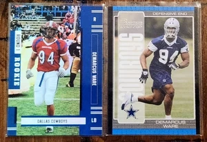 DeMarcus Ware 2005 Bowman/Playoff Prestige Rookie Lot ×2 Dallas Cowboys - Picture 1 of 2