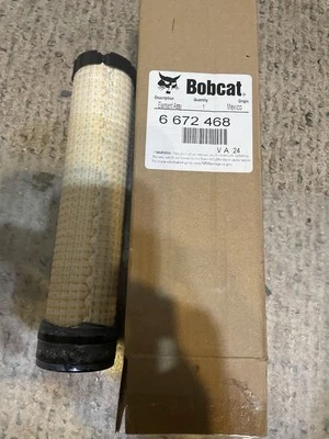 Loader skidsteer inner air filter set to fit Fits Bobcat Fits 6672468 - Image 1 of 2