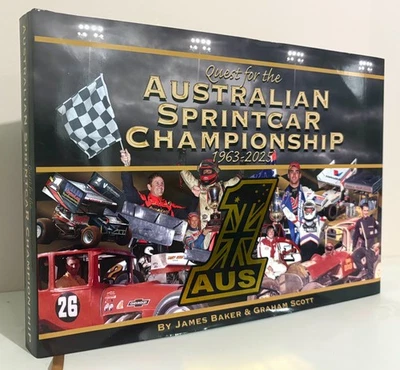 Australian Sprintcar Championship 1963 - 2025 new speedway book with hard cover. - image 1 of 4