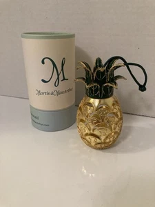 Martin & MacArthur 4” Golden Pineapple Ornament - Picture 1 of 9