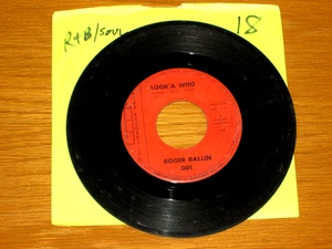 R&B / SOUL 45 RPM - ROGER BALLIN - NIKE 001 - "LOOK'A WHO" + "WHY" - Foto 1 di 2