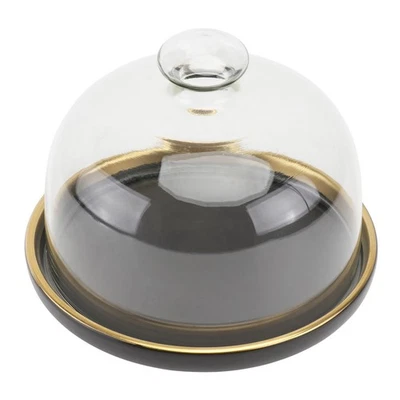  Dessert Platter with Lid Cake Display Unit Holder Containers Lids - Image 1 of 4