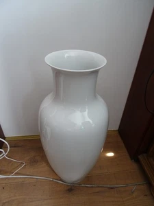 Kaiser Bodenvase Weiss H 53, D 22, Mündung D 17,5 - Bild 1 von 4