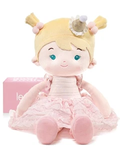 LeyaDoll Soft Babypuppe Spielzeug 16, My First Baby Stoffpuppe für 1 Jahr altes Mädchen B... - Bild 1 von 5