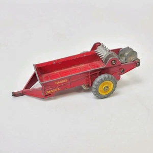 Vintage Dinky Toys Massey Harris Manure Spreader No. 321 Diecast Trailer England - Picture 1 of 4