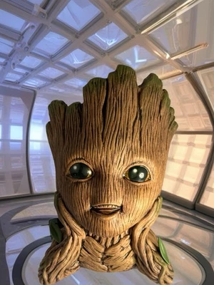 Marvel Guardians of the Galaxy Baby Groot Scentsy Wax Warmer 8" Tall - WORKS - Image 1 of 4